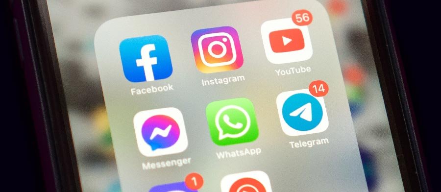 Social Media Notifications on Smartphone